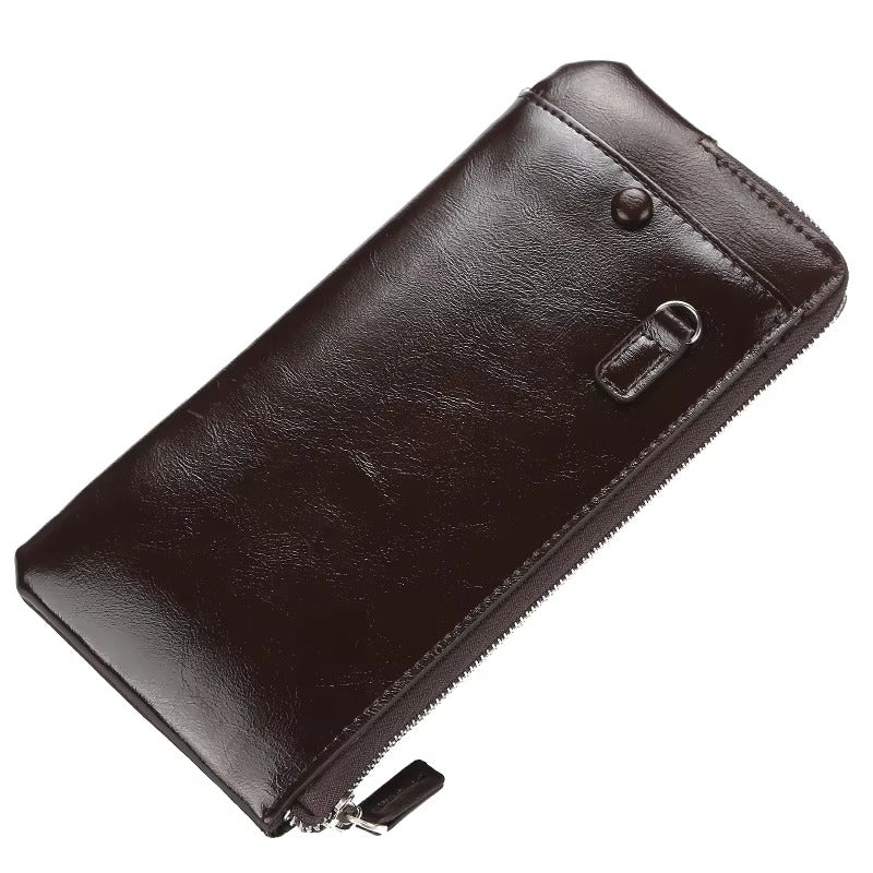 👜 Portefeuille Long Ultra‑Fin (avec poche iPhone)