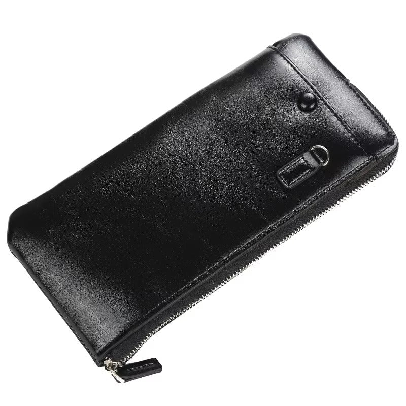 👜 Portefeuille Long Ultra‑Fin (avec poche iPhone)